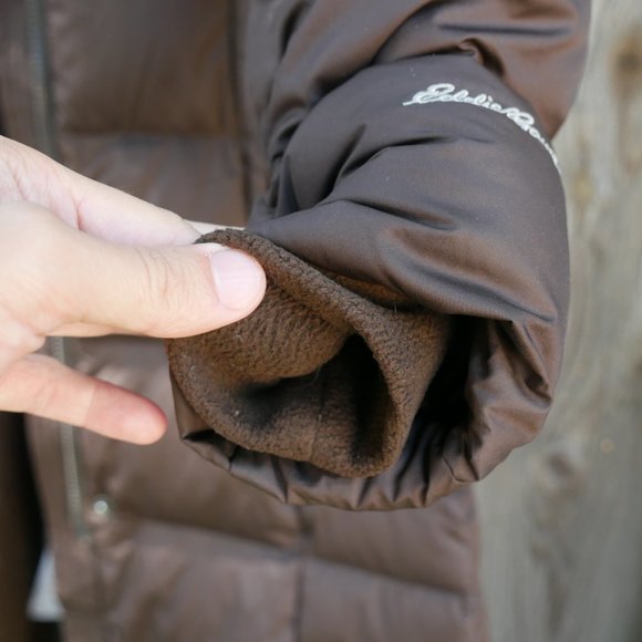 Eddie Bauer Women's Brown Duffle Lodge Coat - Picture 14 of 16